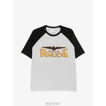 RHUDE 26 FW ��� �ΰ� ����Ʈ ���۷� �Ҹ� Ƽ���� RHFW26TT22012 TP46012563026 FW ��� �ΰ� ����Ʈ ���۷� �Ҹ� Ƽ���� RHFW26TT2201
