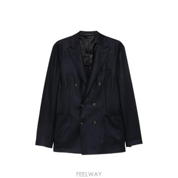 26 FW Canali 피크드 라펠 더블 브레스티드 블레이저 24478CU6189 TP460102567