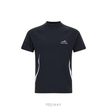 Balenciaga 26 FW �߷��þư� logo print panelled T shirt A000NPTUVN7 TP46012526 FW �߷��þư� logo print panelled T shirt A000NPTUV