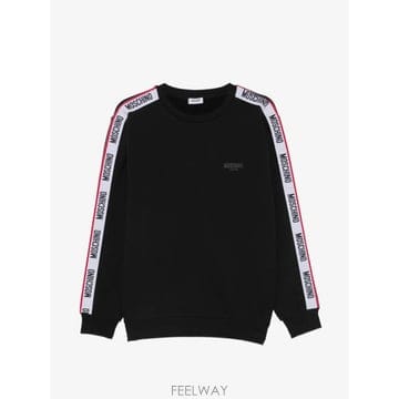 Moschino 26 FW ��Ű�� logo tape crew neck sweatshirt A17814413 TP46000226 FW ��Ű�� logo tape crew neck sweatshirt A1781441