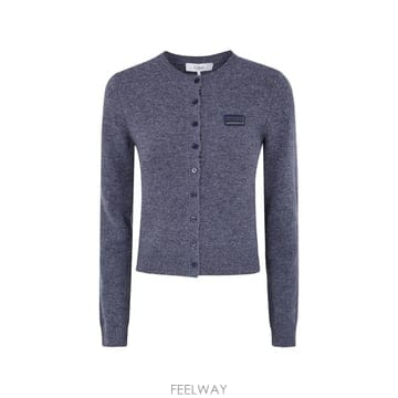 26 FW 끌로에 logo patch button up cardigan CH26WMC20560 TP46007