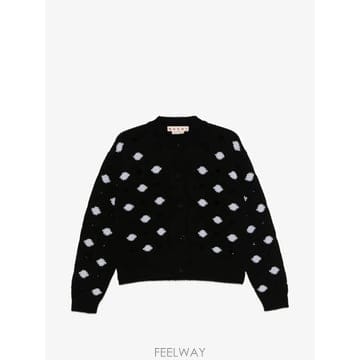 Marni 26 FW ������ open work spot cardigan CDMD0465Q0UFZ422 TP460079526 FW ������ open work spot cardigan CDMD0465Q0UFZ422 