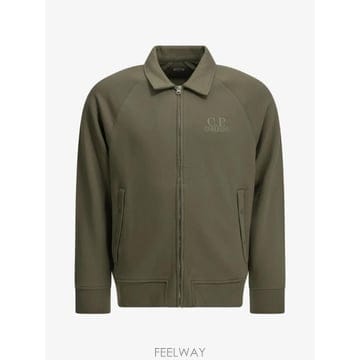 26 FW CP컴퍼니 로고 자수 집업 스웨트셔츠 21CMSS027A005086W356 TP460001748