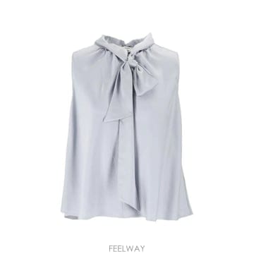 26 FW Forte Forte 푸시보우 민소매 탑 15384MYTOP TP460100027