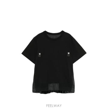 Sacai 26 FW ��ī�� ��ư �г� Ƽ���� 2608751 TP46012383226 FW ��ī�� ��ư �г� Ƽ���� 2608751 TP460123832