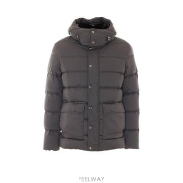 26FW 에르노 매트 테크니컬 모노그램 패브릭 파카 PI001402U 12414Z9487 GREY