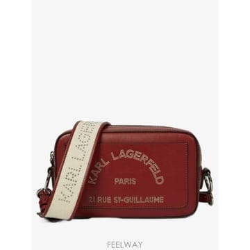 Karl Lagerfeld 26 FW Į�����Ʈ stud embellished leather camera bag B3W300882PW26 FW Į�����Ʈ stud embellished leather camera bag B
