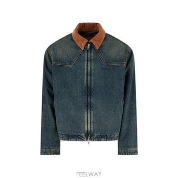 Balenciaga 26 FW �߷��þư� workwear jacket in dirty vintage blue A001RTTVWA26 FW �߷��þư� workwear jacket in dirty vintage blue