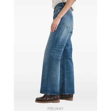 26 FW Haikure Winny faded wide leg jeans WINNYBLUERYDER TP45
