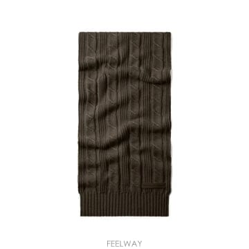 26 FW 제냐 오아시 다크 올리브 그린 멜란지 캐시미어 스카프 UIK73A4SCF TP460119739