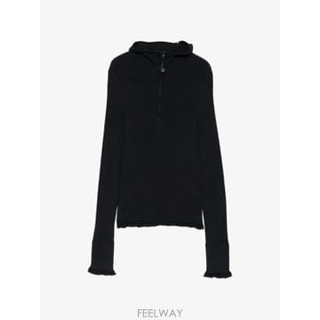 Cecilie Bahnsen 26 FW ���Ǹ��� �ݼ� half zip ribbed knit sweater 26KNI50002 TP459926 FW ���Ǹ��� �ݼ� half zip ribbed knit sweater 26KNI