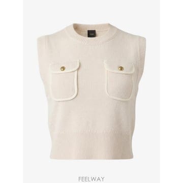 26 FW PINKO 버튼 포켓 베스트 107799A3OH TP460114863