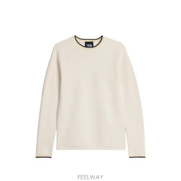 26 FW 웨일즈 보너 X Y 3 골지 니트 래글런 소매 스웨터 KS3975PLCW TP460114624