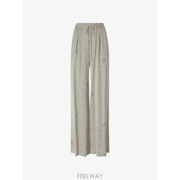 26 FW PINKO 폴카 도트 드로스트링 팔라초 팬츠 107397A3JR TP456580931