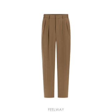 26 FW 꼬르넬리아니 pleated front straight leg trousers 284A032A685