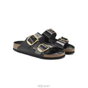 26SS 버켄스탁 샌들 ARIZONA BIG BUCKLE 1021476 SHINE BLACK