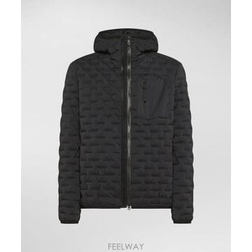 25FW 페트레이 옐 BMAT 기하학적 퀼팅 스트레치 다운 재킷 PEU5420 01191969 NER