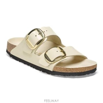 Birkenstock 25SS ���˽�Ź �� ������ ARIZONA BIG BUCKLE 1026128 SHINE ECRU Shine25SS ���˽�Ź �� ������ ARIZONA BIG BUCKLE 1026128 SHI