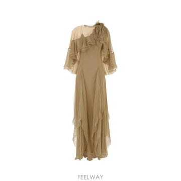 Alberta Ferretti 26FW �˺���Ÿ �䷹Ƽ ���ǽ� A04146615 0081 Beige o Tan26FW �˺���Ÿ �䷹Ƽ ���ǽ� A04146615 0081 Beige o Tan