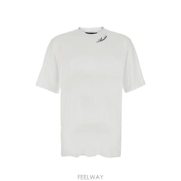 26FW 아미리 반팔 티셔츠 AMTOJR1164 100 WHITE