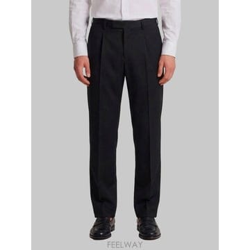 26 F/W 피티제로친퀘 SAMUEL 블랙 울 팬츠 COAFX9ZA0 B0022507647