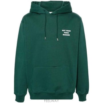 26FW 드롤드무슈 후드 티셔츠 PERMHO162CO127 DGN Dark Green