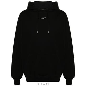 26FW 드롤드무슈 후드 티셔츠 PERMHO161CO127 BL Black