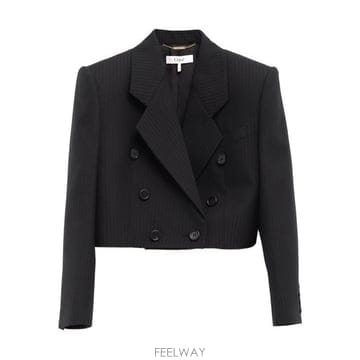 26SS 끌로에 수트 자켓 26SVE76065 001 BLACK