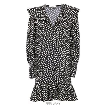 26SS 끌로에 미디 원피스 26SRO37300 915 BLACK BEIGE