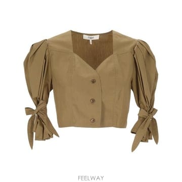 26SS 끌로에 블라우스 26UHT30141 3B6 amber olive
