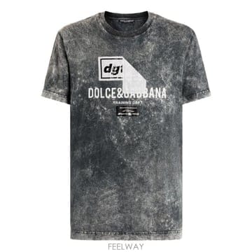 Dolce&Gabbana 26SS ��ü�ذ��ٳ� ���� Ƽ���� G8RN8T G7POIN0000 BLACK26SS ��ü�ذ��ٳ� ���� Ƽ���� G8RN8T G7POIN0000 BLACK