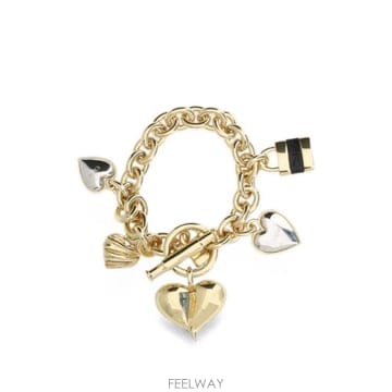26FW 끌로에 팔찌 26AJB04LEB 7ZL GOLD AND PALLADIUM