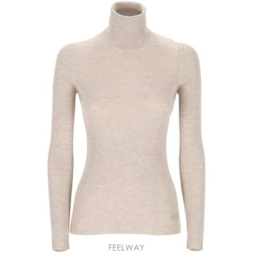 26FW 아뇨나 스웨터 K208058 1D180QN14 LIGHT BEIGE GREIGE