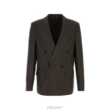 26FW 구찌 핀스트라이프 울 모헤어 재킷 865194 ZAUV62062 CHOCOLATE FONDANT