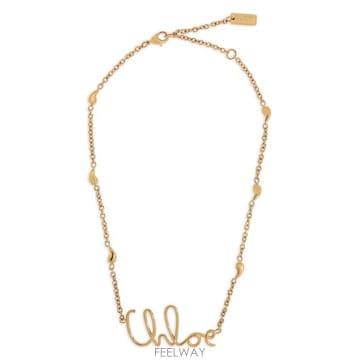26FW 끌로에 목걸이 팬던트 C24AFO64CB7 9DC VINTAGE GOLD