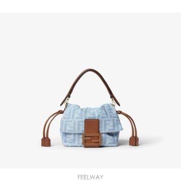 FENDI 26FW ��� ���� �ٰ�Ʈ ���� FF ���� �̴Ϲ� 8BS105 AY6QF1WM6 DENIM CERULEO26FW ��� ���� �ٰ�Ʈ ���� FF ���� �̴Ϲ� 8BS105 AY6QF