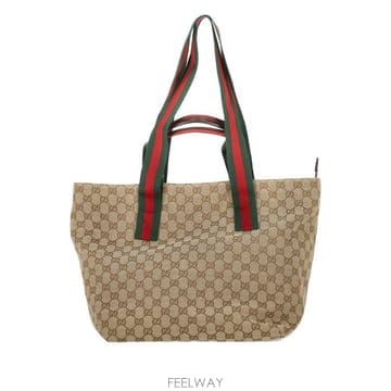 26FW 구찌 GG 스몰 토트백 875941 FAFV99653 VINTAGE SAND DARK BROWN