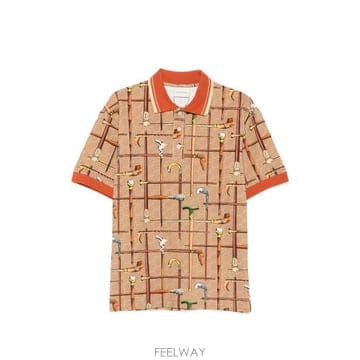 26SS 드롤드무슈 폴로 티셔츠 KPL175CO264 DBG DARK BEIGE