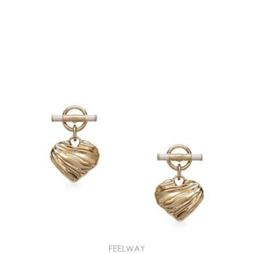 26FW 끌로에 이어링 26AJE08BER 9AI GOLD AND IVORY