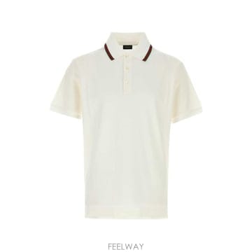 26FW 구찌 코튼 저지 피케 폴로 셔츠 872468 XJHX59000 WHITE MC