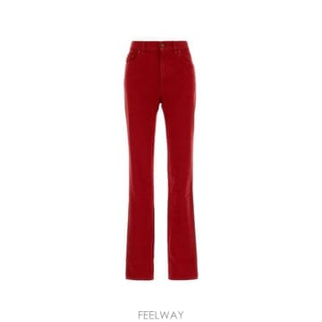 26FW 끌로에 팬츠 26WDP21159 656 BERRY RED