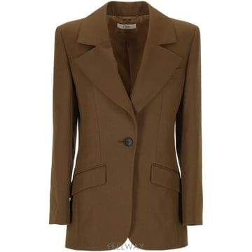 26FW 끌로에 수트 자켓 26WVE45067 20A LEAF BROWN