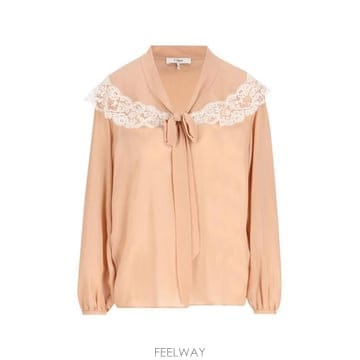 26FW 끌로에 블라우스 26AHT38002 6H7 BISCUIT PINK