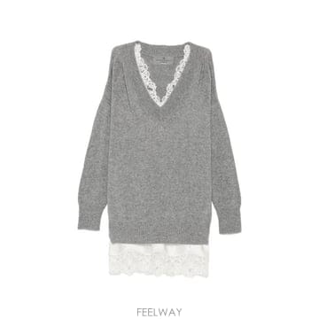 Ermanno Scervino 26FW �������� ����� �̵� ���ǽ� D495Q302APCSPYI N1704 GREY26FW �������� ����� �̵� ���ǽ� D495Q302APCSPYI N1704
