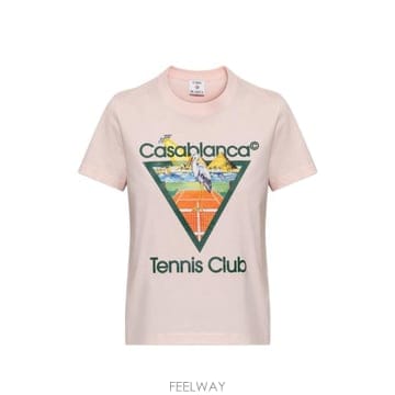 CASABLANCA 26FW ī�����ī ���� Ƽ���� WPF26JTS02002 TENNIS CLUB TRIANGLE26FW ī�����ī ���� Ƽ���� WPF26JTS02002 TENNIS CLUB 
