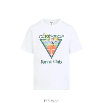 CASABLANCA 26FW ī�����ī ���� Ƽ���� MPF26JTS00103 TENNIS CLUB TRIANGLE26FW ī�����ī ���� Ƽ���� MPF26JTS00103 TENNIS CLUB 