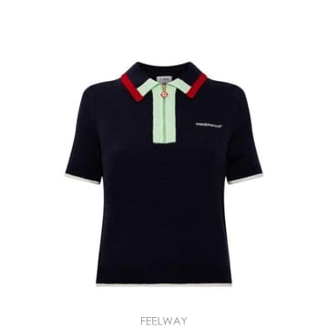 CASABLANCA 26FW ī�����ī ���� Ƽ���� WPF26KW85601 NAVY26FW ī�����ī ���� Ƽ���� WPF26KW85601 NAVY