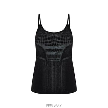 26SS 미스비헤이브 민소매 티셔츠 260W122 BLACK Black