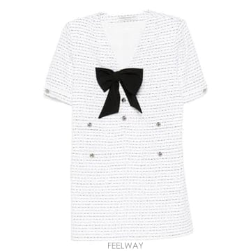 ALESSANDRA RICH 25FW �˷�����ġ �̵� ���ǽ� FABX4115 F45970822 WHITE BLACK25FW �˷�����ġ �̵� ���ǽ� FABX4115 F45970822 WHI