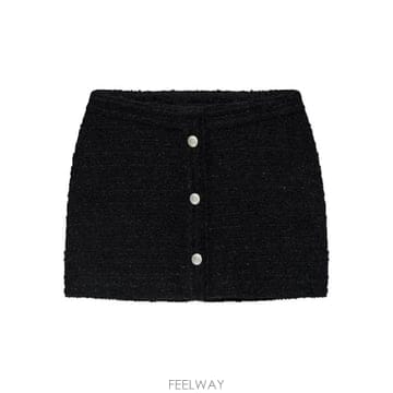 25FW 미스비헤이브 미디 스커트 251W858 BLACK